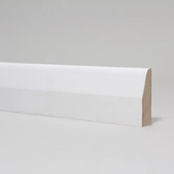 Chamfered & Round Primed MDF Skirting Boards FSC 14.5 X 94 X 5400mm