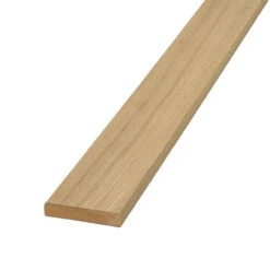 White Oak Veneer Pencil Unfinished MDF Skirting Boards 95 X 18 X 3600mm