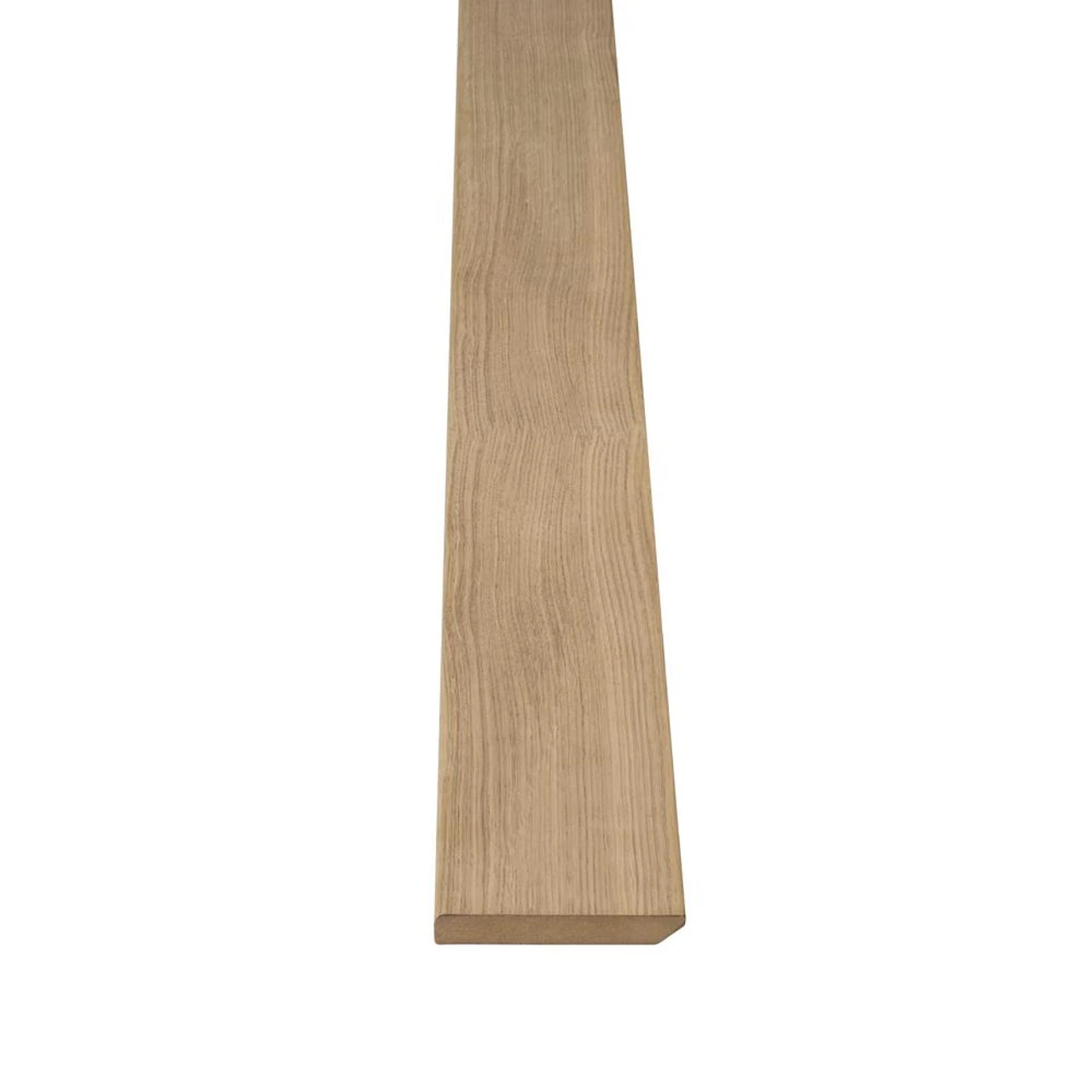 White Oak Veneer Pencil Unfinished MDF Skirting Board 120 X 19 X 3600mm 2 White Oak Veneer Pencil Unfinished MDF Skirting Board 120 X 19 X 3600mm - Image 2