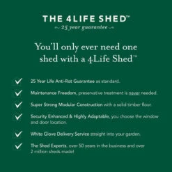 Forest Garden 4LIFE Apex Shed (6x8) Pressure Treated FSC 1-Door -TimberWorks 4LA68NWM 5.jpg 09012.1755742240