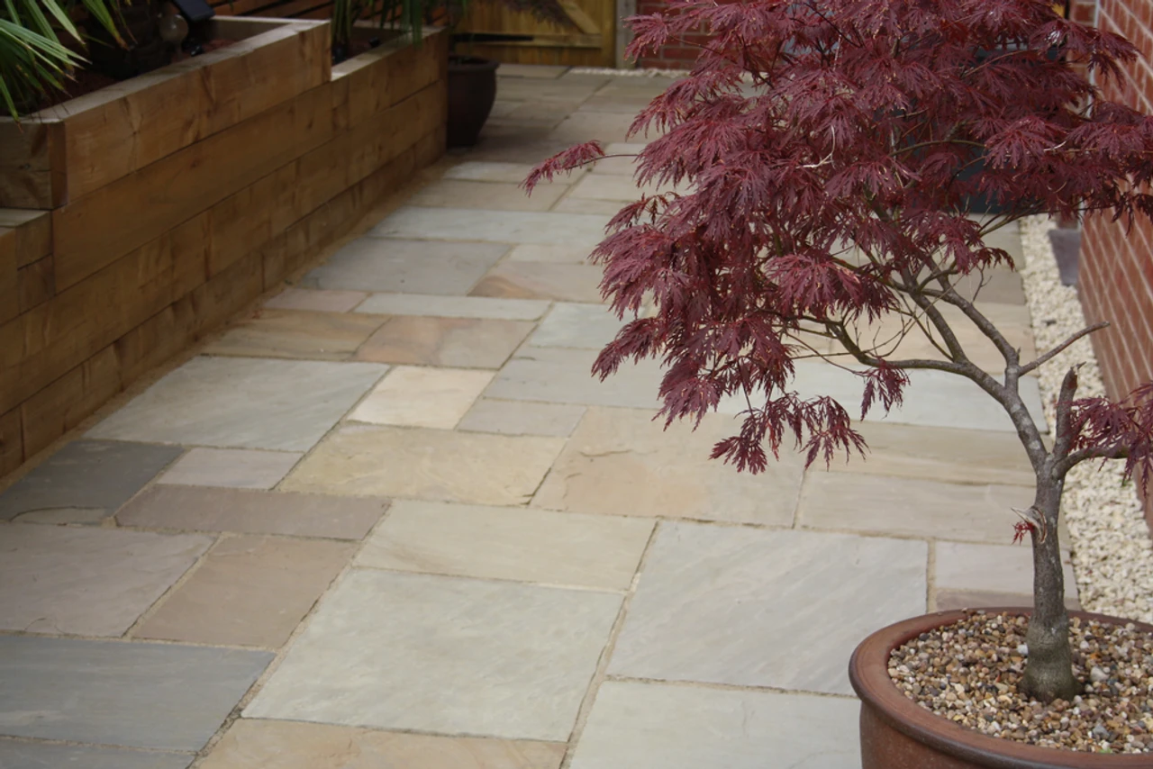 Talasey Classicstone Autumn Brown Sandstone Paving Project Pack X 18mm 2 Talasey Classicstone Autumn Brown Sandstone Paving Project Pack X 18mm - Image 2