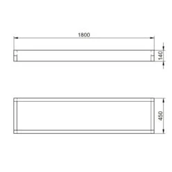 Forest Garden Caledonian Long Raised Bed 450 X 1800 X 140mm -TimberWorks CALRB4518 07.jpg 60826.1755753186