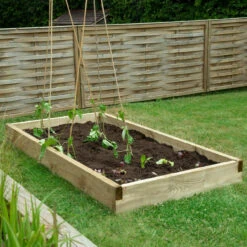 Forest Garden Caledonian Large Raised Bed 900 X 1800 X 140mm -TimberWorks CALRB9018 01 Square.jpg 85686.1755753191