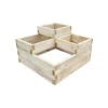 Forest Garden Caledonian Tiered Raised Bed With Base Pressure Treated FSC 900 X 900 X 588mm