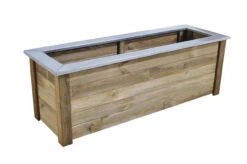 Forest Garden Cambridge Timber Planter Pressure Treated PEFC 500 X 1500 X 500mm