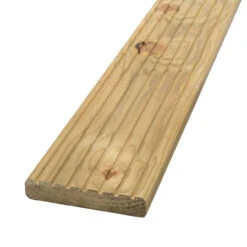 Timber Decking UC3u Treated Reversible Smooth Or Grooved 32 X 125 X 4500mm