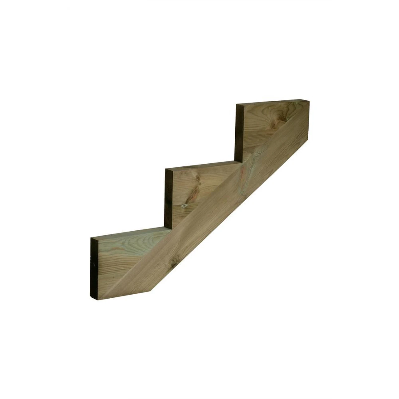 Cheshire Mouldings Pine Decking UC3 Treated 3 Tread String 872 X 250 X 48mm (DS3)