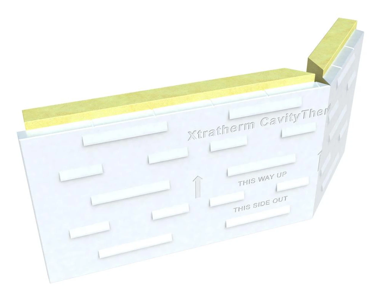 Unilin CavityTherm Full Fill Ext Corner Insulation PIR Board 1200 X 450 X 125mm 1 Unilin CavityTherm Full Fill Ext Corner Insulation PIR Board 1200 X 450 X 125mm