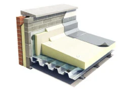 Unilin Thin-R Flat Roof MG Single Ply Insulation PIR Board 1200 X 600 X 25mm