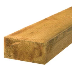 Green Incised Softwood UC4 Treated Garden Sleeper 100 X 200 X 2400mm