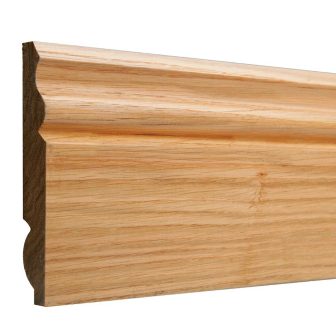 Dual Torus & Ogee Oak Skirting Board 25 X 175mm 1 Dual Torus & Ogee Oak Skirting Board 25 X 175mm