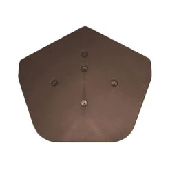 Klober Angled Ridge End Cap Brown (Pk2)