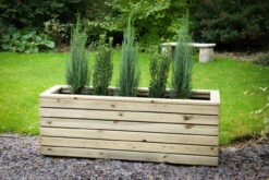 Forest Garden Linear Long Planter Pressure Treated 1200 X 440 X 400mm