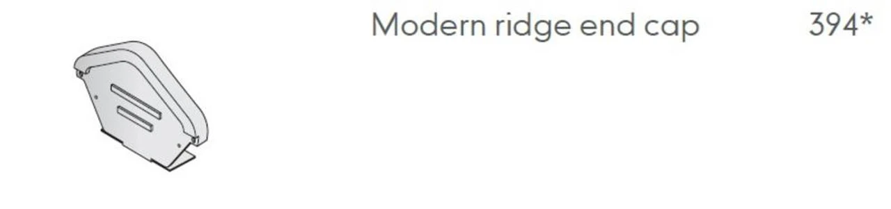 Marley Modern Ridge End Cap Brown 1 Marley Modern Ridge End Cap Brown