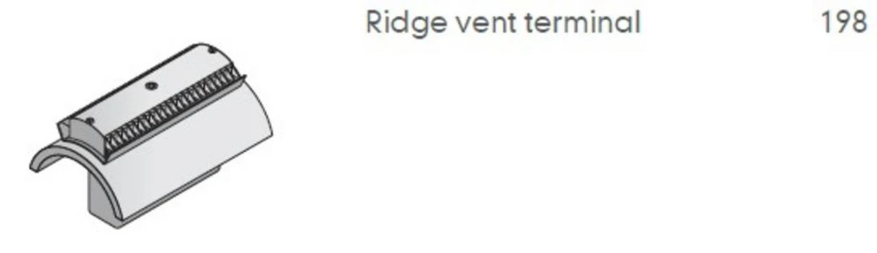 Marley Air Vent Ridge Terminal 1 Marley Air Vent Ridge Terminal