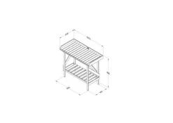 Forest Garden Potting Bench 1080 X 520 X 920mm 5 Forest Garden Potting Bench 1080 X 520 X 920mm -TimberWorks PTWB20LINE20DRAWING.jpg 51063.1755762887