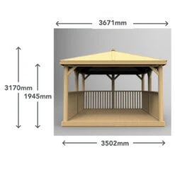 Forest Garden Square Cedar Roof Gazebo & Base 3120 X 3670 X 3670mm -TimberWorks SGG35MNECIN 8.jpg 89486.1755753245