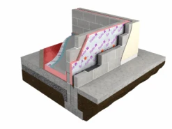 Unilin Safe-R Cavity Wall Insulation PIR Board 1200 X 450 X 75mm