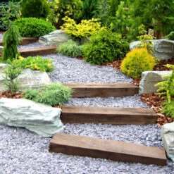 Brown Softwood UC3u Treated Garden Sleeper 95 X 195 X 2400mm