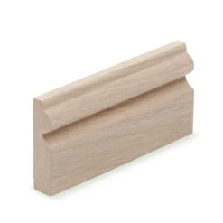 MDF White Oak Veneer Torus Unfinished Architrave 19 X 69 X 2400mm
