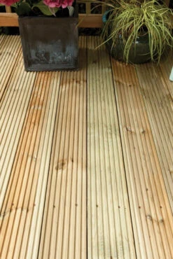 Forest Garden Value Decking Board PEFC 2400 X 120 X 19mm (10 Pack)