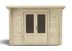 Forest Garden Harwood Log Cabin Pent 24kg Felt & Underlay 3200 X 2320 X 2200mm