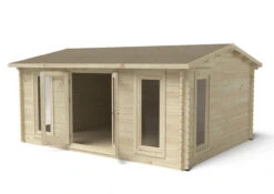 Forest Garden Rushock Log Cabin Apex 24kg Felt & Underlay 5240 X 4340 X 2470mm