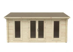 Forest Garden Rushock Log Cabin Apex 24kg Felt 5240 X 4340 X 2470mm