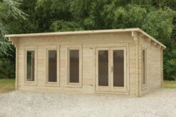 Forest Garden Wolverley Log Cabin Pent 24kg Felt & Underlay 6240 X 4660 X 2420mm 7 Forest Garden Wolverley Log Cabin Pent 24kg Felt & Underlay 6240 X 4660 X 2420mm -TimberWorks VWOL45D64P2U 1.jpg 59293.1755753541