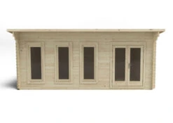 Forest Garden Wolverley Log Cabin Pent 24kg Felt & Underlay 6240 X 4660 X 2420mm