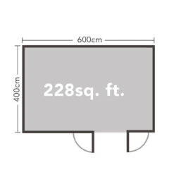 Forest Garden Wolverley Log Cabin Pent 24kg Felt & Underlay 6240 X 4660 X 2420mm 8 Forest Garden Wolverley Log Cabin Pent 24kg Felt & Underlay 6240 X 4660 X 2420mm -TimberWorks VWOL45D64P2U 7.jpg 21150.1755753541