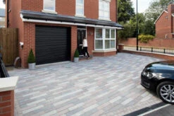 Driveline Metro Concrete Driveway Paving Slabs Dark Grey 480 X 130 X 80mm (6.74sq M)