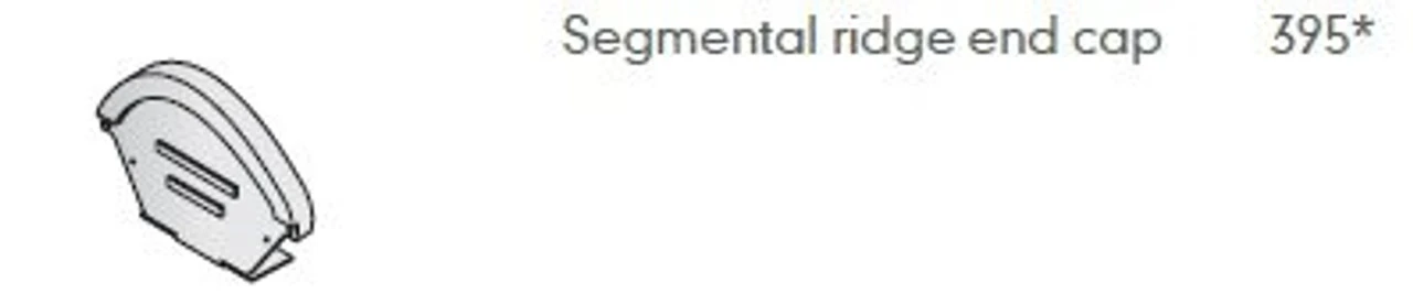 Marley Segmental Ridge End Cap Brown 1 Marley Segmental Ridge End Cap Brown