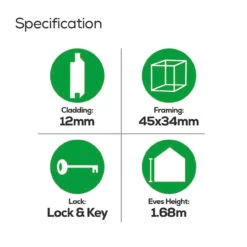 Albany Sheds Norfolk Apex Shed Treated 2400 X 1800mm -TimberWorks t.tlx kfkLMC0.1kLfvTFHTk.kQHFkY. 27843.1725340107