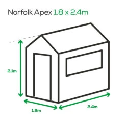 Albany Sheds Norfolk Apex Shed Treated 2400 X 1800mm -TimberWorks t.tlx uxuicDk.muixEl2R6u.u6LyuJ. 73329.1725340107