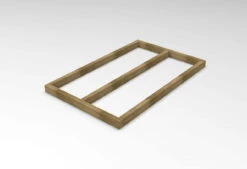 Forest Garden Shed Base For (5x3) Overlap Sheds 1475 X 941 X 75mm With Installation